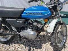 1978 Kawasaki KM100 motorcycle, not running