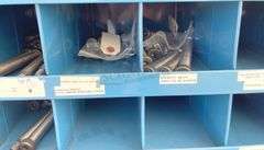 Durham 35" wide steel bolt bins w/ hardware