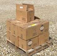 13- cases of white spray paint