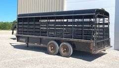 2014 Coose 20' gooseneck stock trailer