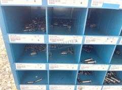 Durham 35" wide steel bolt bins w/ hardware
