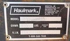 2004 Haulmark 40' enclosed car trailer