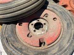 2 rear wheel weights and 2 front weights on rims