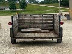 Homemade 6'x8' tilt bed utility trailer