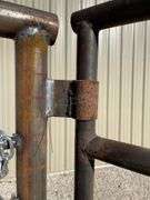 Unused 24' freestanding corral panel w/ 8' gate on 1 end