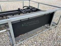 Unused 6' skid steer grader scraper w/ hydraulic scarifer