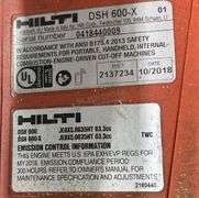 Hilti DSH600-X concrete saw