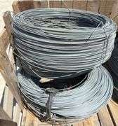 6 rolls of used smooth fence wire