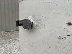 300 gallon steel fuel tank w/ stand