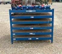 4'x42" steel shelf w/ adjustable shelf leg height