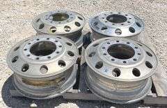 4- 22.5" aluminum rims