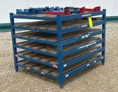 4'x42" steel shelf w/ adjustable shelf leg height