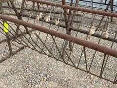 4- homemade hay feeders up to 8' long