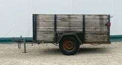 Homemade 6'x8' tilt bed utility trailer