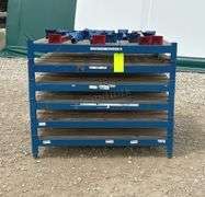 4'x42" steel shelf w/ adjustable shelf leg height