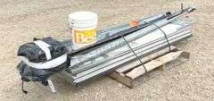 7'x7' garage door w/ track