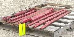 Group of tractor hitch parts