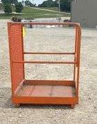 3'x3' work basket for forks