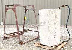 300 gallon steel fuel tank w/ stand