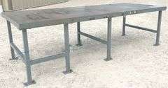 4'x10' steel work table