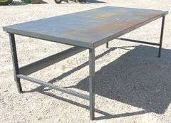 4'x8' steel work table