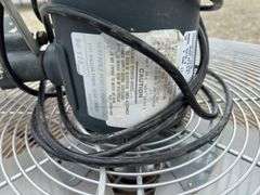 2- 30" wall mount electric fans, 110 volt