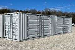 40' storage container w/ 2 side doors