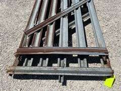 12' & 14' galvanized farm gates, some damage