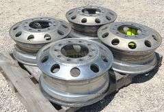 4- 22.5" aluminum rims