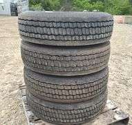 4- 295/75R22.5 tires