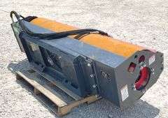 Raytree 76" skid steer vibratory roller