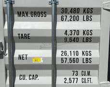 40' storage container w/ 2 side doors