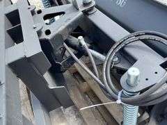 Unused 86" skid steer snow plow