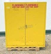 59" wide steel flammables cabinet