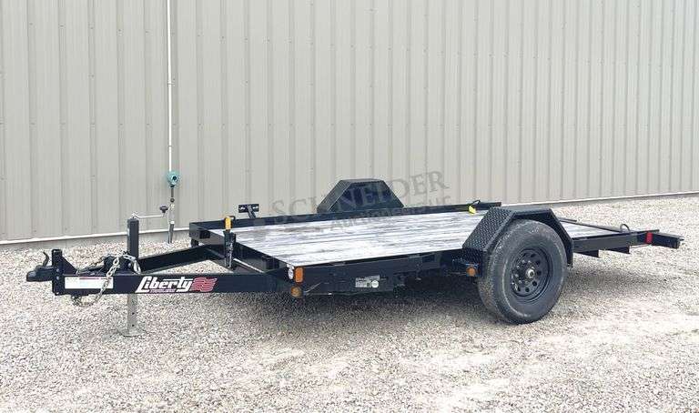 Unused 2024 Liberty HD 12' tilt flatbed trailer