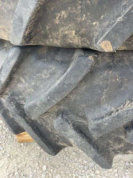 Pair of 18.4-38 tractor tires