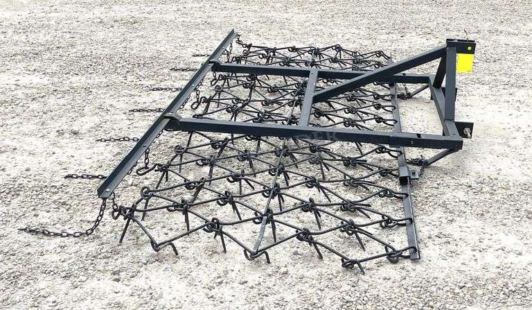 10' 3-point chain harrow