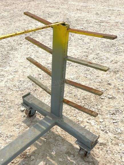 5' long rolling material rack