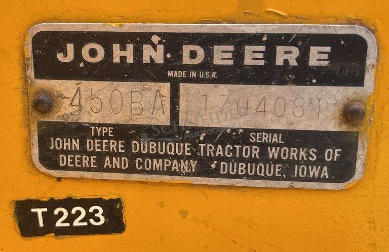John Deere 450-B crawler loader w/ backhoe, steering & shifting problems