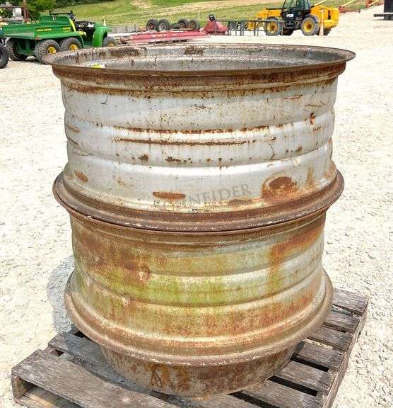 16"x36" clamp on dual rims