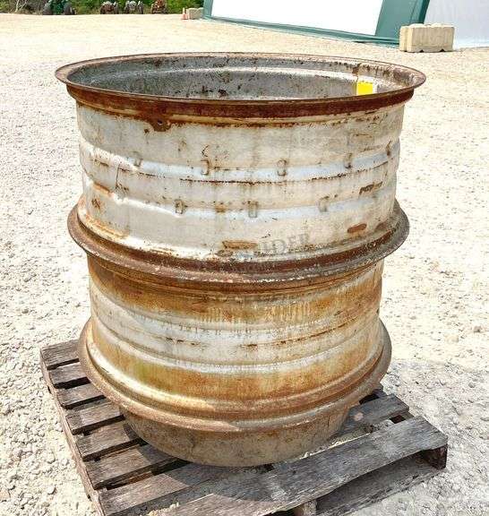 16"x36" clamp on dual rims
