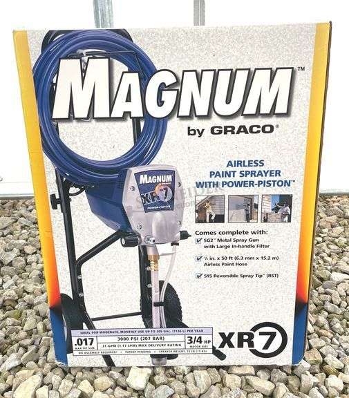 Unused Graco Magnum XR7 paint sprayer