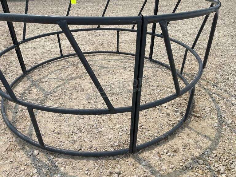 Steel bale ring