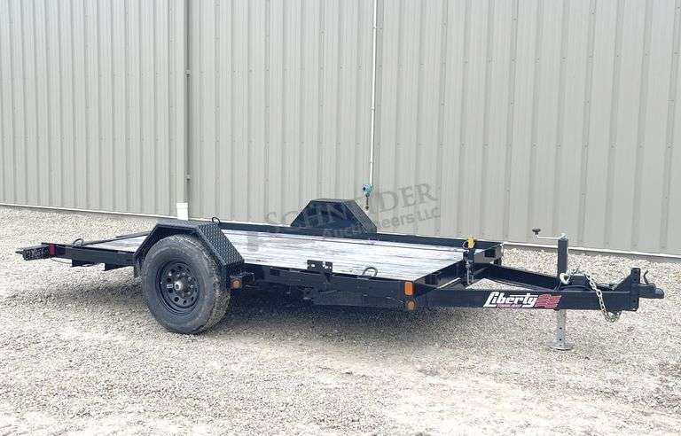 Unused 2024 Liberty HD 12' tilt flatbed trailer