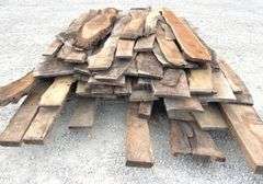 Group of rough sawn lumber, some live edge up to 12' long