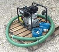 Unused Red Lion 2" gas water pump w/ hoses