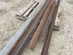 Group of angle iron up to 17' long