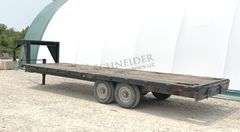 1992 Homemade 24' gooseneck flatbed trailer