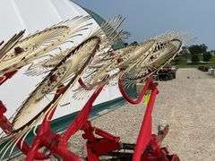 Durabilt 8 wheel V hay rake