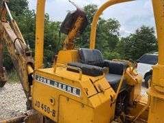 John Deere 450-B crawler loader w/ backhoe, steering & shifting problems